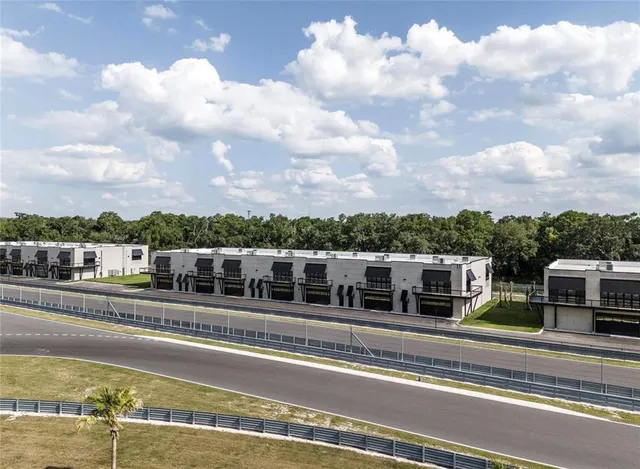 a view of a patio with couches table and chairs potted plants and palm trees