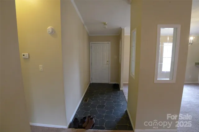 a close view of a closet