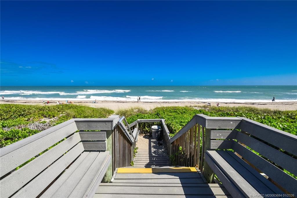 579 Northeast Plantation Road, Unit N202 Jensen Beach, FL 34957 - Photo 14 of 42 a view of an ocean from a balcony