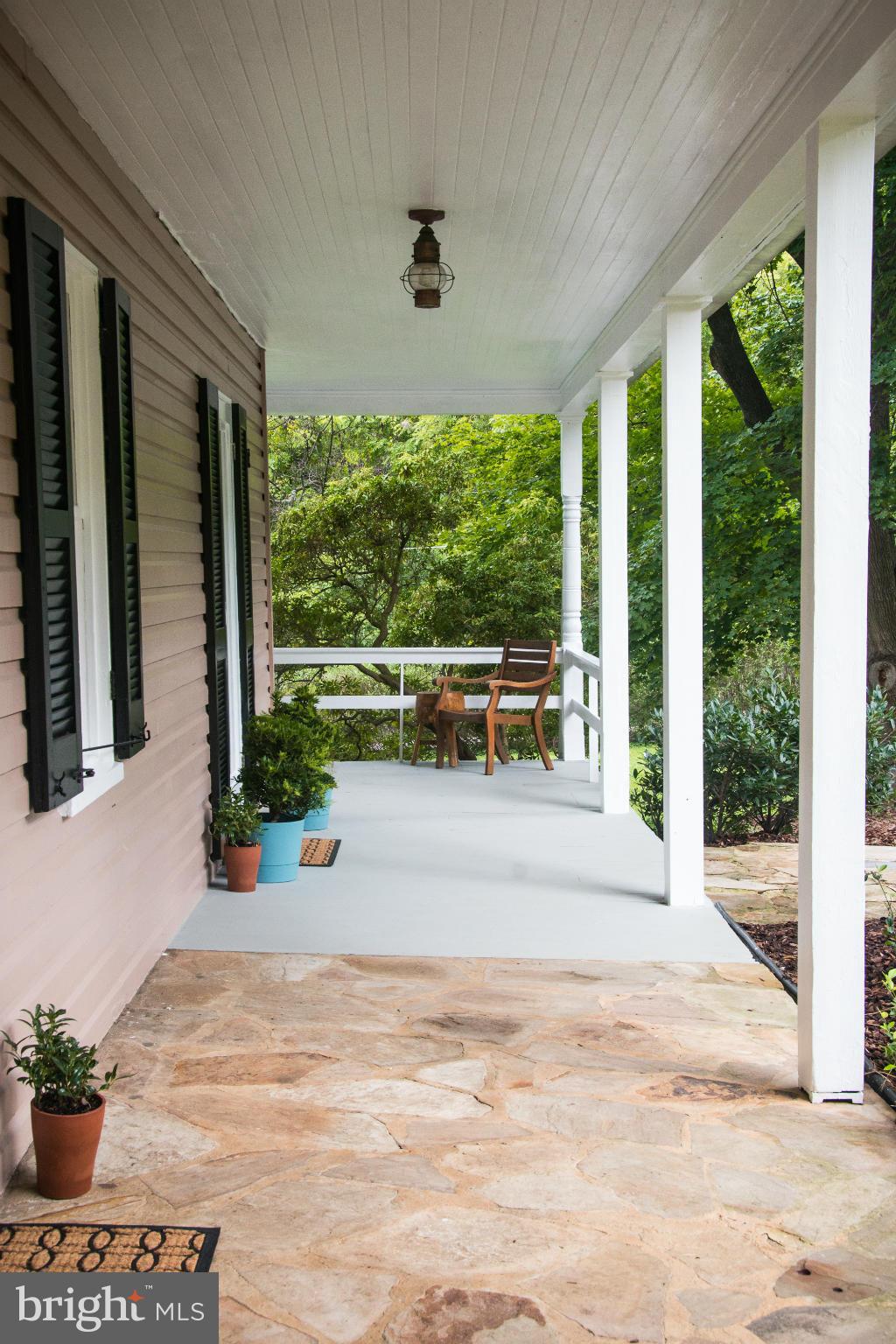 Wrap-around porch