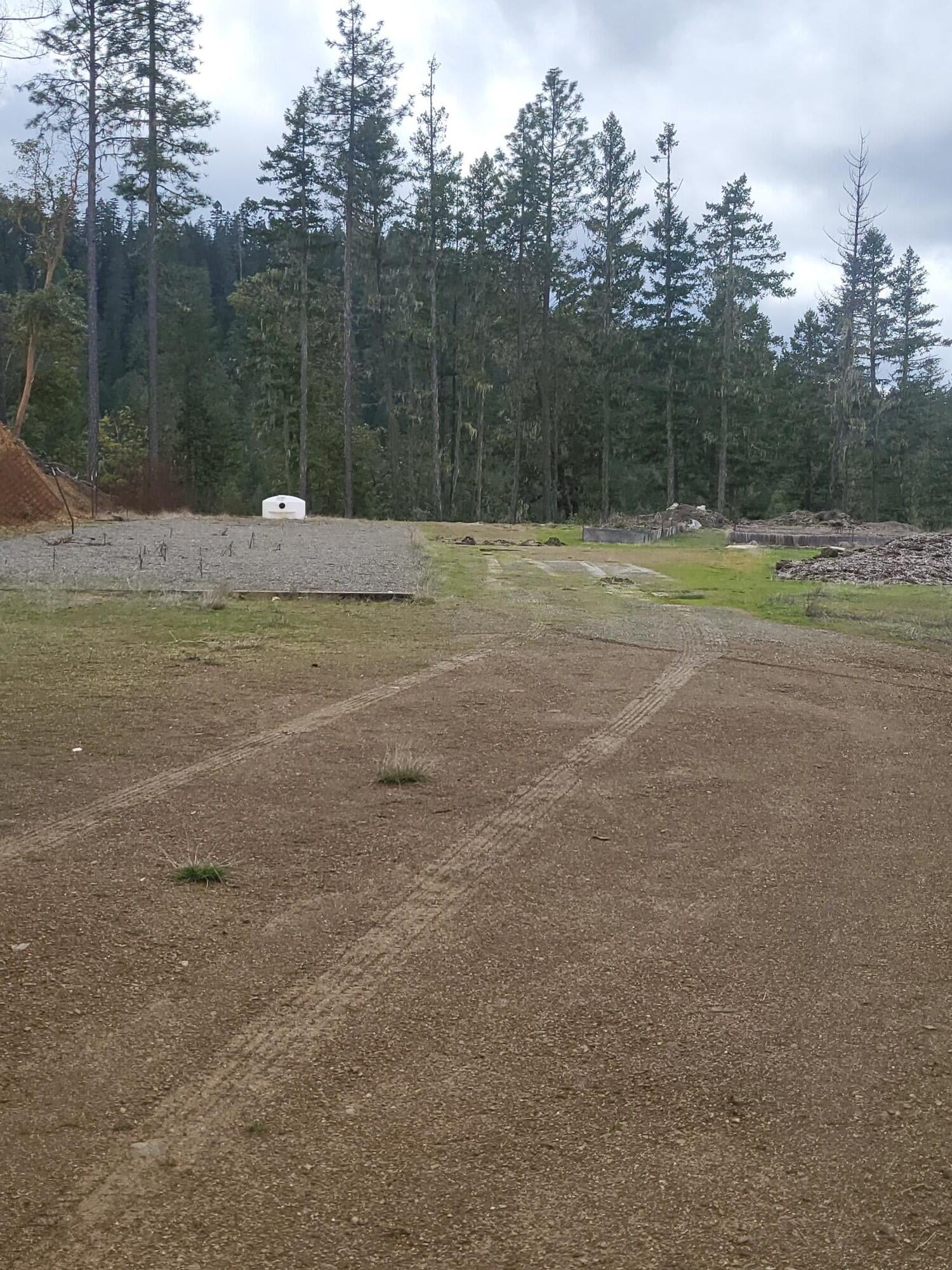 Building Site at the top of the property. This view is facing East