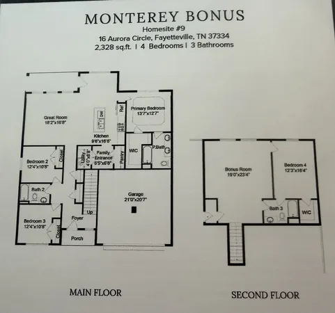 $381,900 | 16 Aurora Circle, Fayetteville, TN 37334