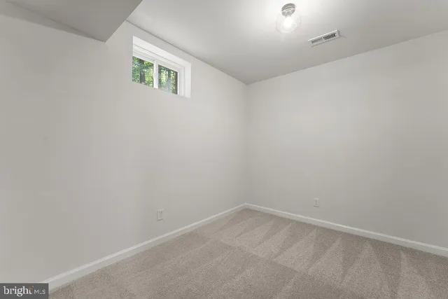 a view of an empty room