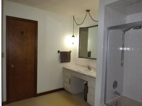 a storage room with a washer and dryer