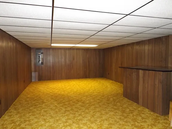 a room with storage and utility