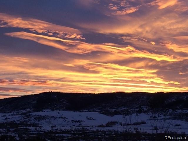 2602 Longthong Road, Unit 105 Steamboat Springs, CO 80487 - Photo 24 of 25 Gorgeous sunsets from your own balcony