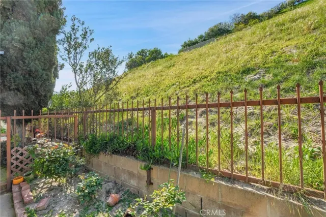 a view of a backyard with a patio