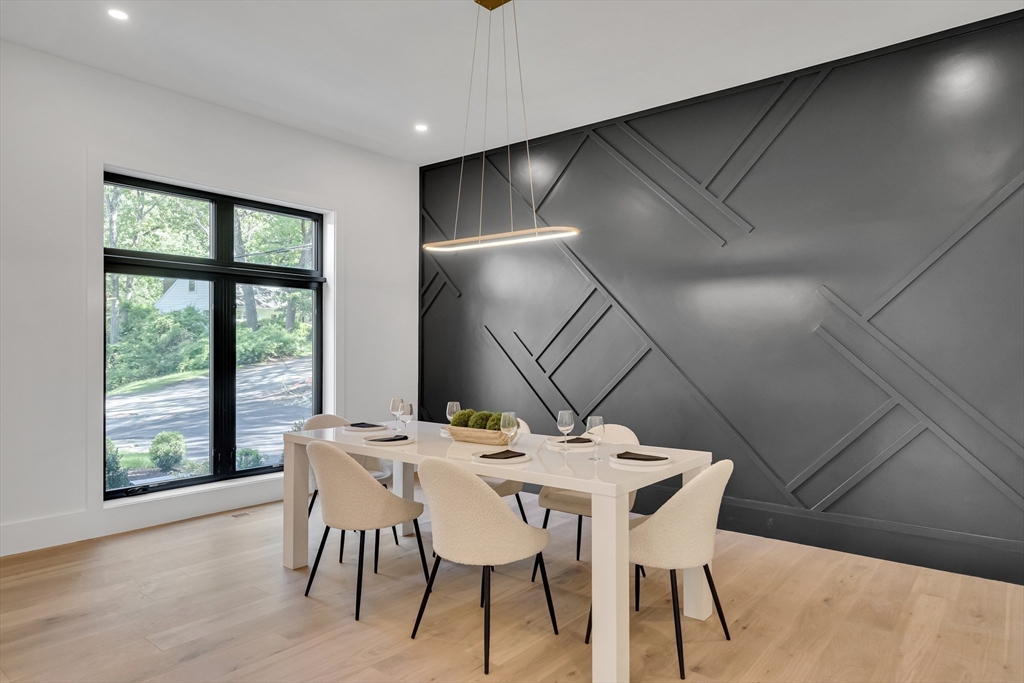 8 Winston Road Lexington, MA 02421 - Photo 8 of 42 a view of a dining room with furniture window and outside view