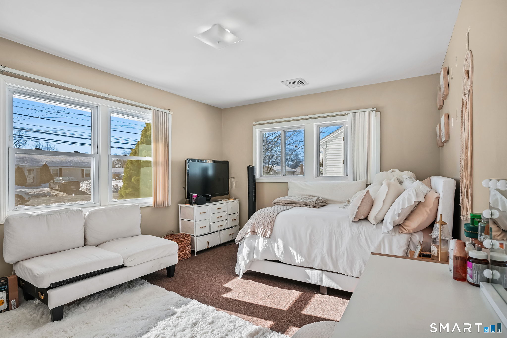 3460 Old Town Road Bridgeport, CT 06606 - Photo 22 of 34 a bedroom with furniture and a large window