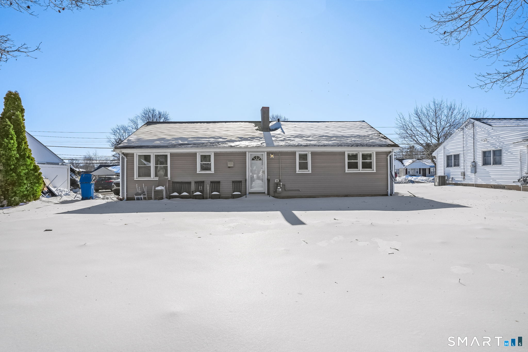 3460 Old Town Road Bridgeport, CT 06606 - Photo 30 of 34 a front view of a house with a yard