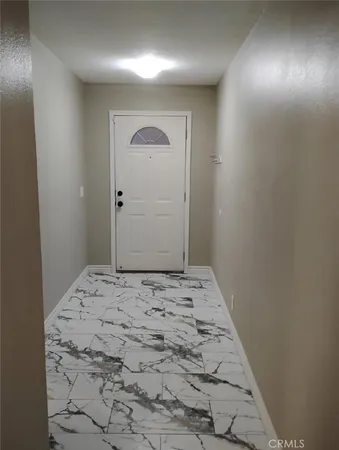 a view of wooden door