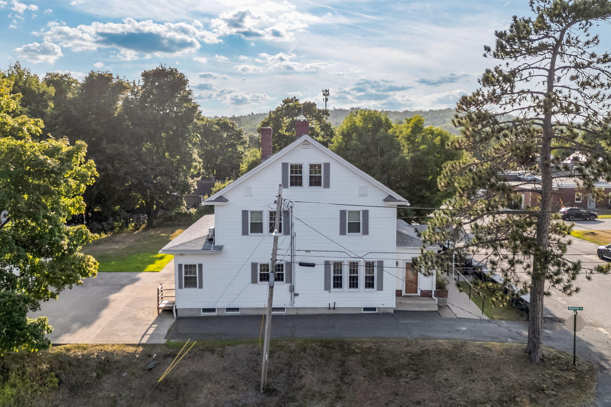 4 Hill Street Millinocket, ME 04462 - Photo 58 of 66 Aerial Side View