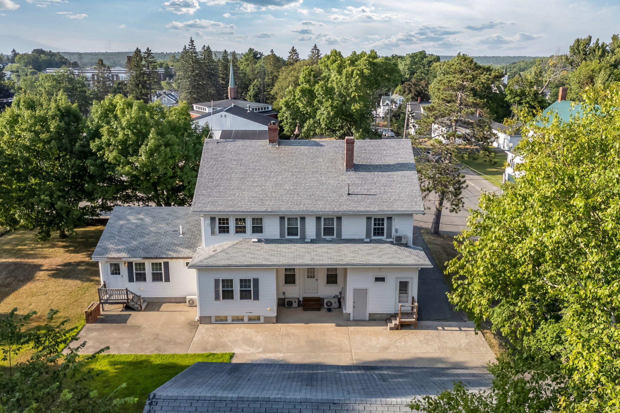 4 Hill Street Millinocket, ME 04462 - Photo 7 of 66 Aerial View backside of building