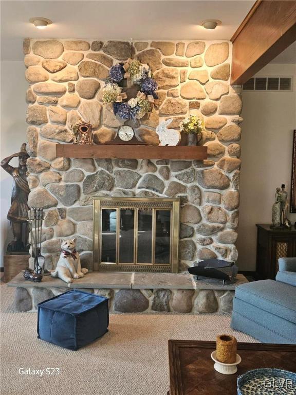 2801 Valley View Drive Bangor, PA 18013 - Photo 26 of 30 a living room with a couch and a fireplace