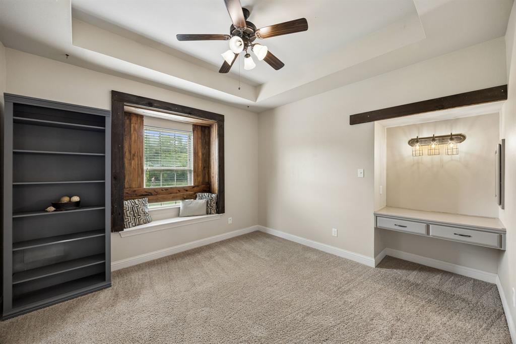 62 Trail Ridge Drive Melissa, TX 75454 - Photo 23 of 39 Guest bedroom #4 located upstairs has an ensuite bathroom with large walk-in closet and built-ins