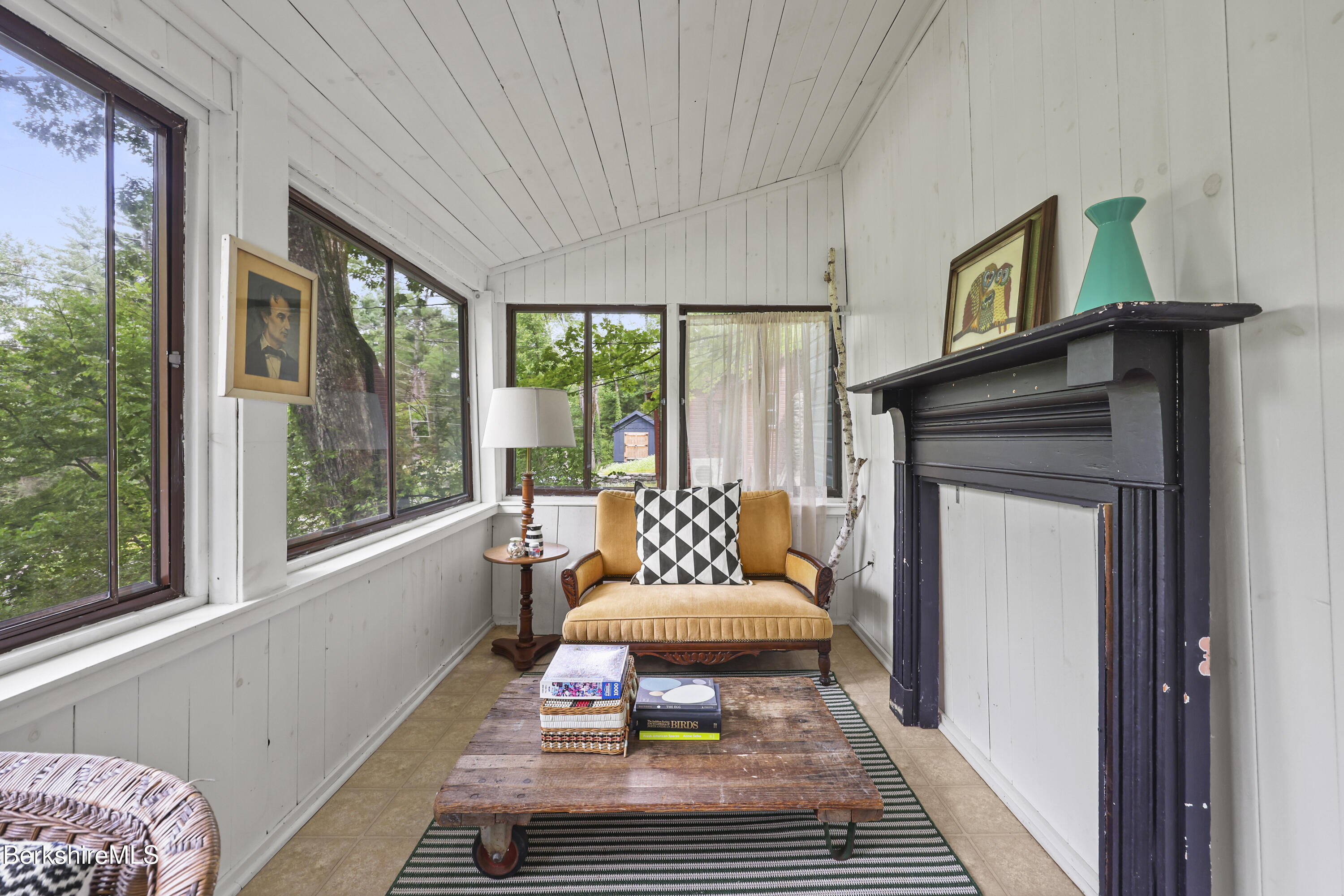 10 Mahkeenac Heights Road Stockbridge, MA 01262 - Photo 5 of 27 Front Enclosed Porch