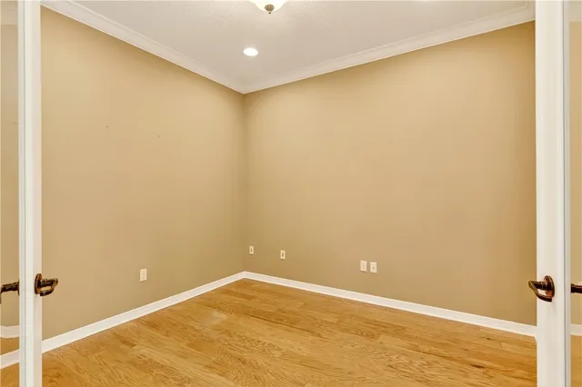 a view of an empty room