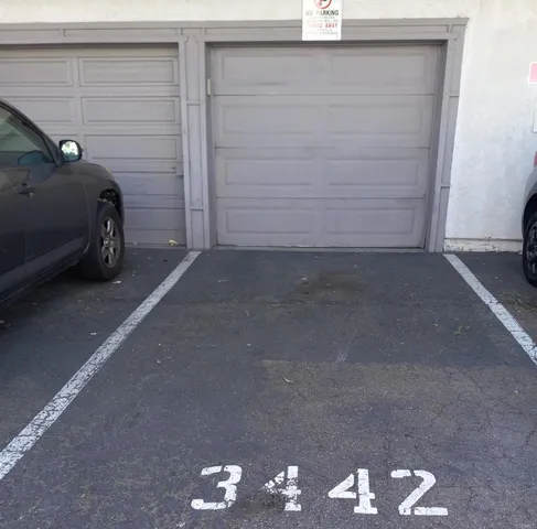 a backyard of a house