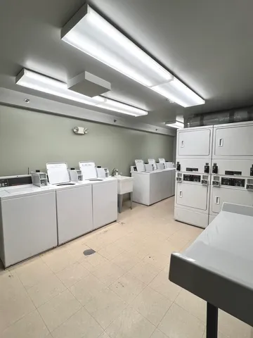 a room with storage and utility