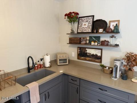 3310 Tonto Drive Overgaard, AZ 85933 - Photo 47 of 54 a kitchen with a sink and cabinets