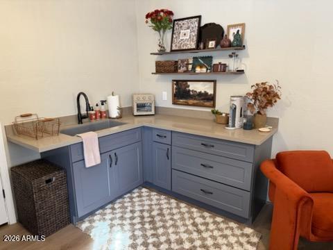 3310 Tonto Drive Overgaard, AZ 85933 - Photo 49 of 54 a bathroom with a sink and a mirror