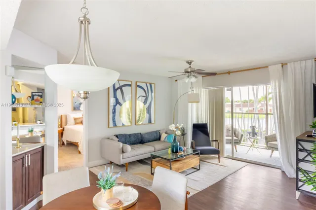 a view of living room with furniture and garden