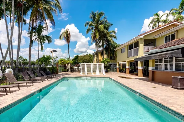 a view of a deck with chairs