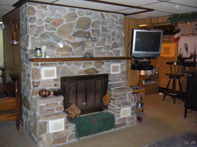 3065 Old Post Road Slatington, PA 18080 - Photo 7 of 15 Family Room Fireplace (lower level)