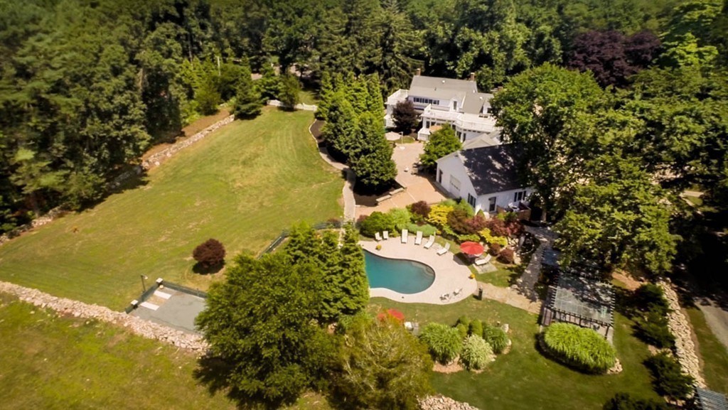 1129 Walnut Plain Road Rochester, MA 02770 - Photo 12 of 29 an aerial view of residential houses with outdoor space
