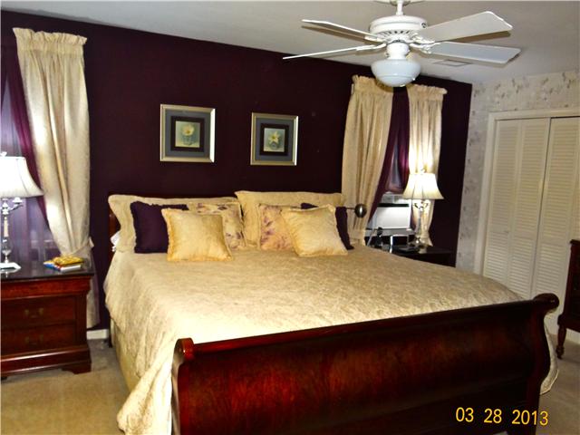6040 Temple Road Nashville, TN 37221 - Photo 15 of 20 Master Bedroom, custom paint, extra large closets, and master bath