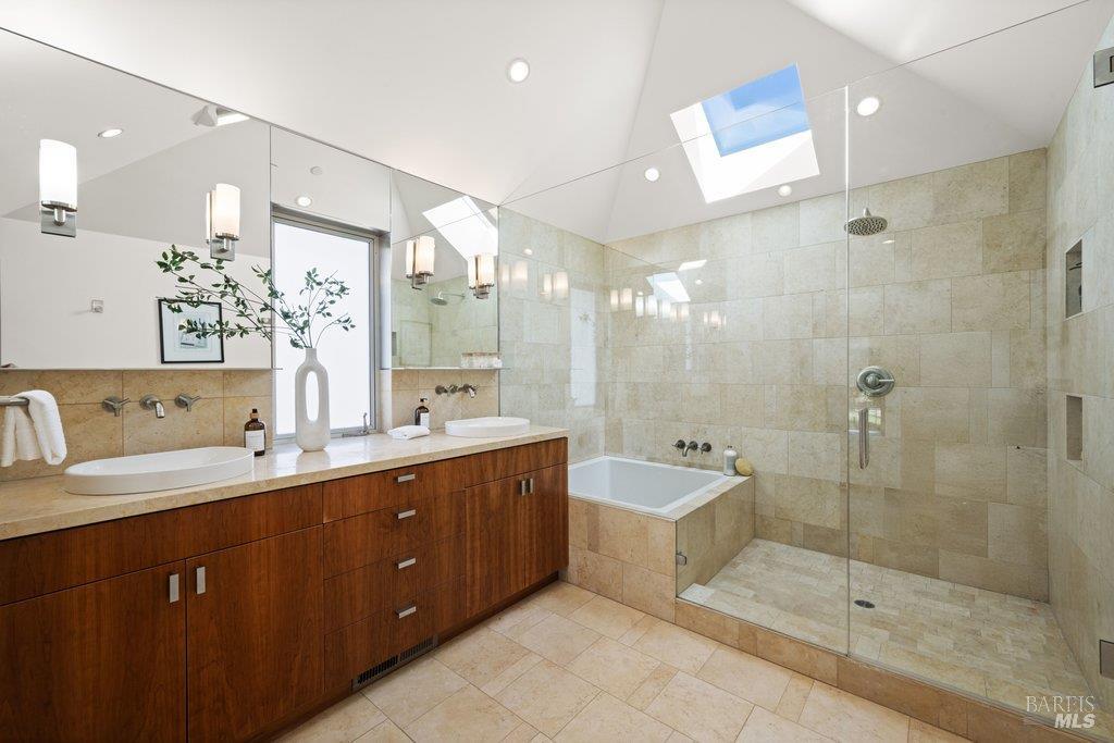 103 Reed Ranch Road Tiburon, CA 94920 - Photo 36 of 89 Large, custom primary bathroom.