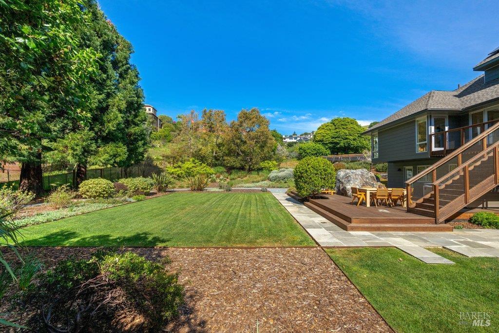 103 Reed Ranch Road Tiburon, CA 94920 - Photo 72 of 89 a view of yard with swimming pool and green space