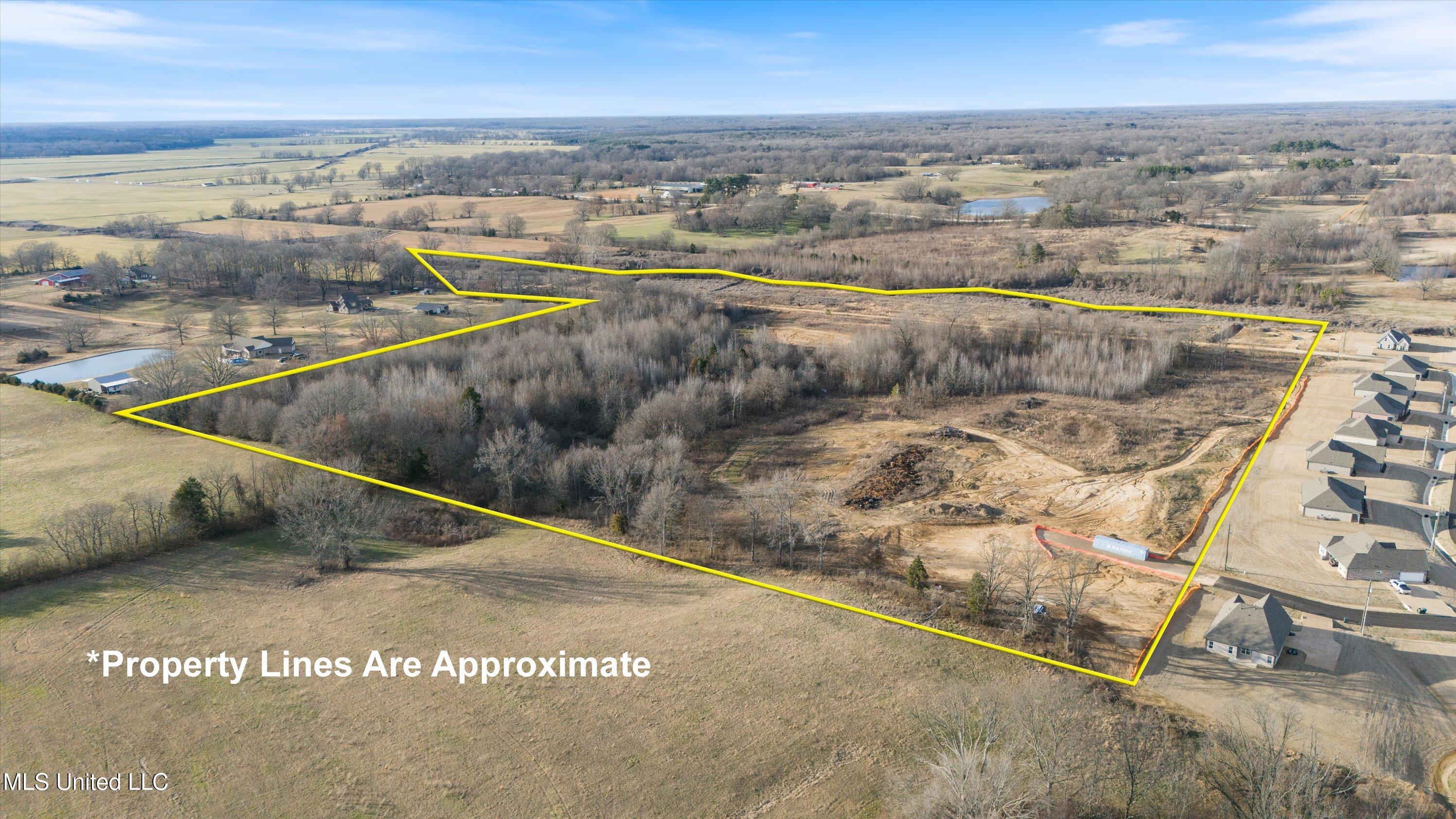 Summer Lane Senatobia, MS 38668 - Photo 13 of 37 12-Drone 7 w_ lines