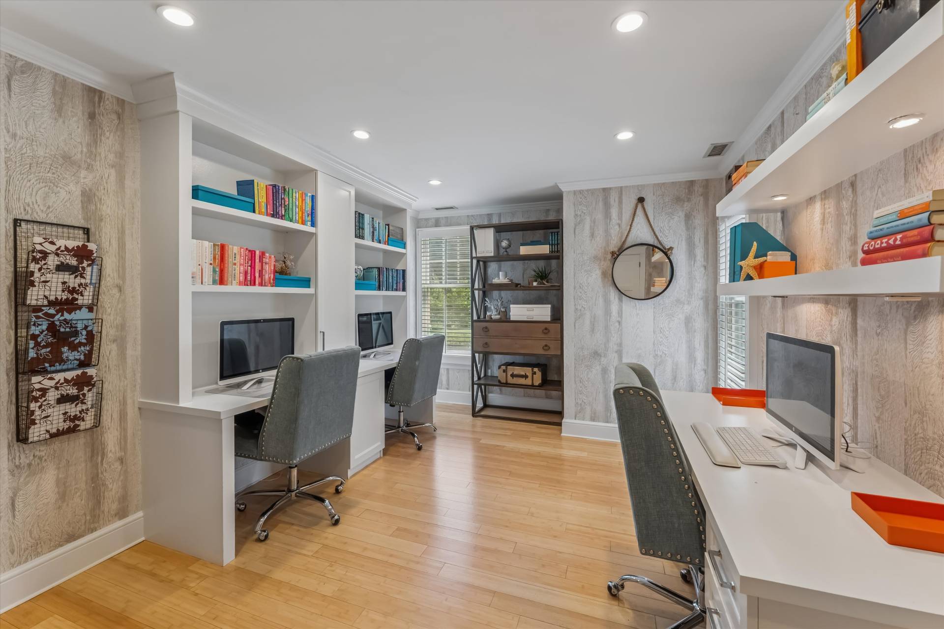 29 Bridle Path Remsenburg, NY 11960 - Photo 16 of 33 a view of a livingroom with furniture and a workspace
