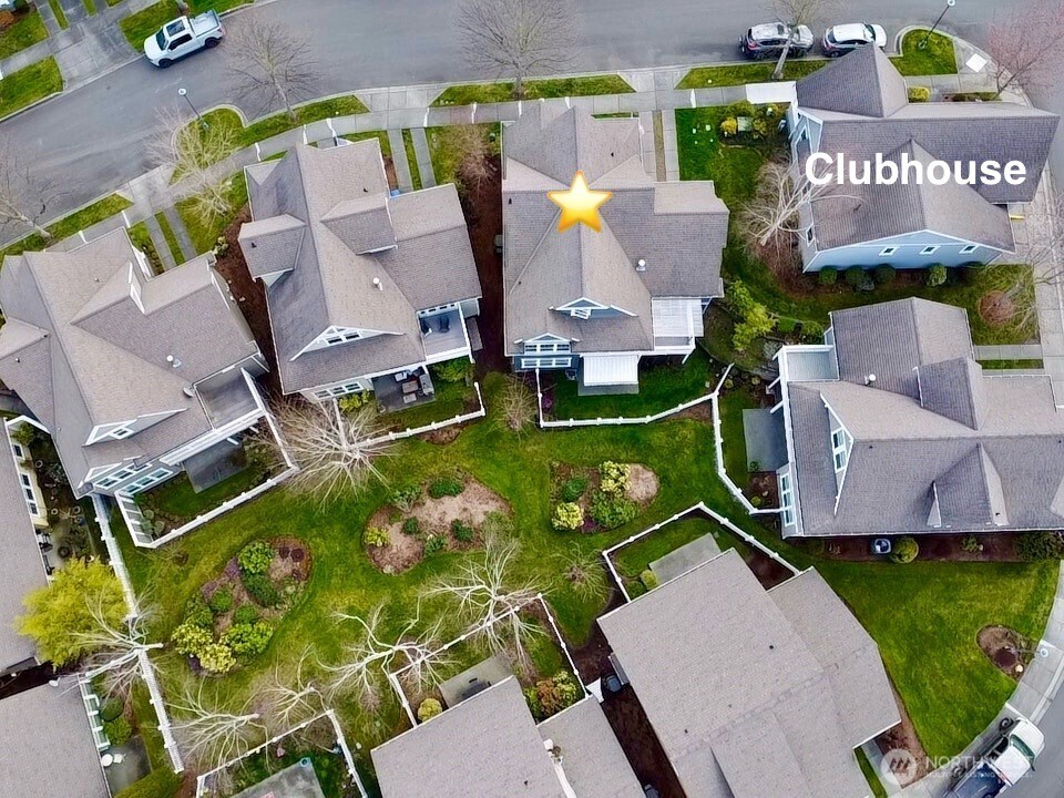 71 Craftsman Court Sequim, WA 98382 - Photo 33 of 33 an aerial view of a house with swimming pool and garden