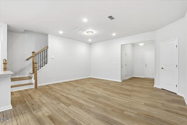 a view of a park with a slide