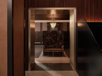 a bathroom with a sink