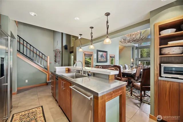 a view of a wooden wall with a clock on a wall