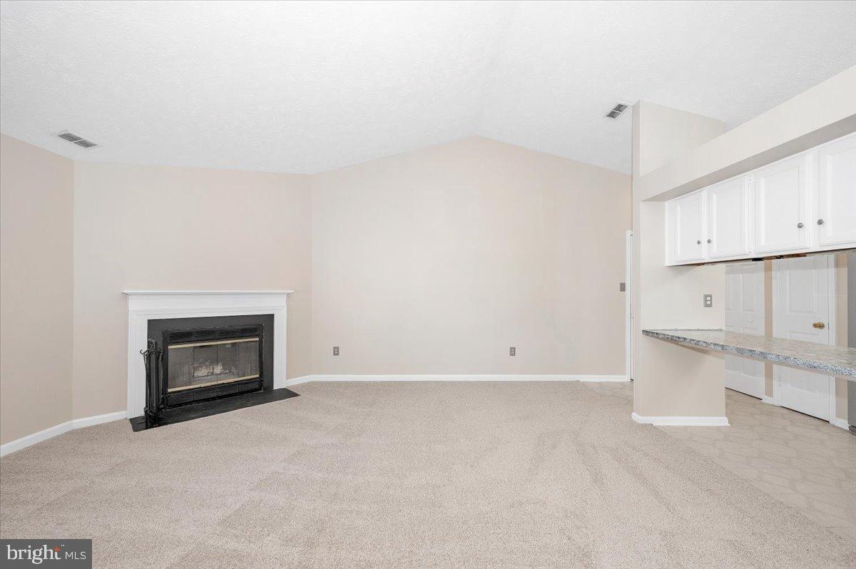 2129 Wainwright Court, Unit 2D Frederick, MD 21702 - Photo 16 of 57 Spacious living area with cozy fireplace.