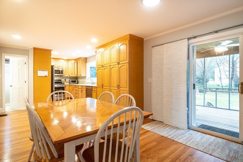 36 Sylvester Road Natick, MA 01760 - Photo 8 of 30 a dining room with furniture window and wooden floor