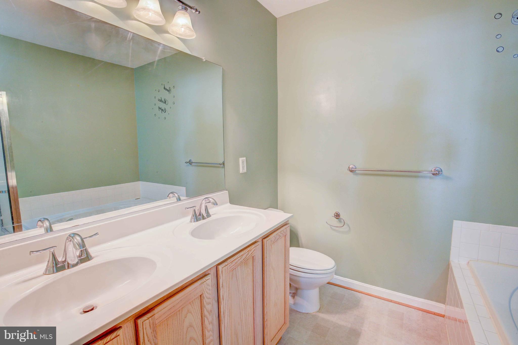 32 Hawk Rise Lane, Unit 102 Owings Mills, MD 21117 - Photo 23 of 34 Master bathroom- double sink