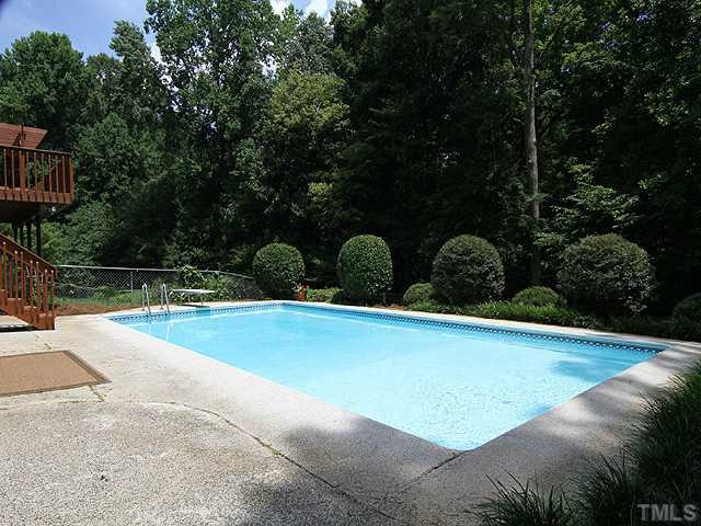 423 Oakridge Road Cary, NC 27511 - Photo 23 of 25 This home comes with its very own swimming pool. No community pool or HOA's! Back Yard