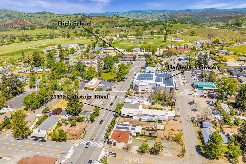 21130 Calistoga Road Middletown, CA 95461 - Photo 3 of 25 an aerial view of residential houses with outdoor space