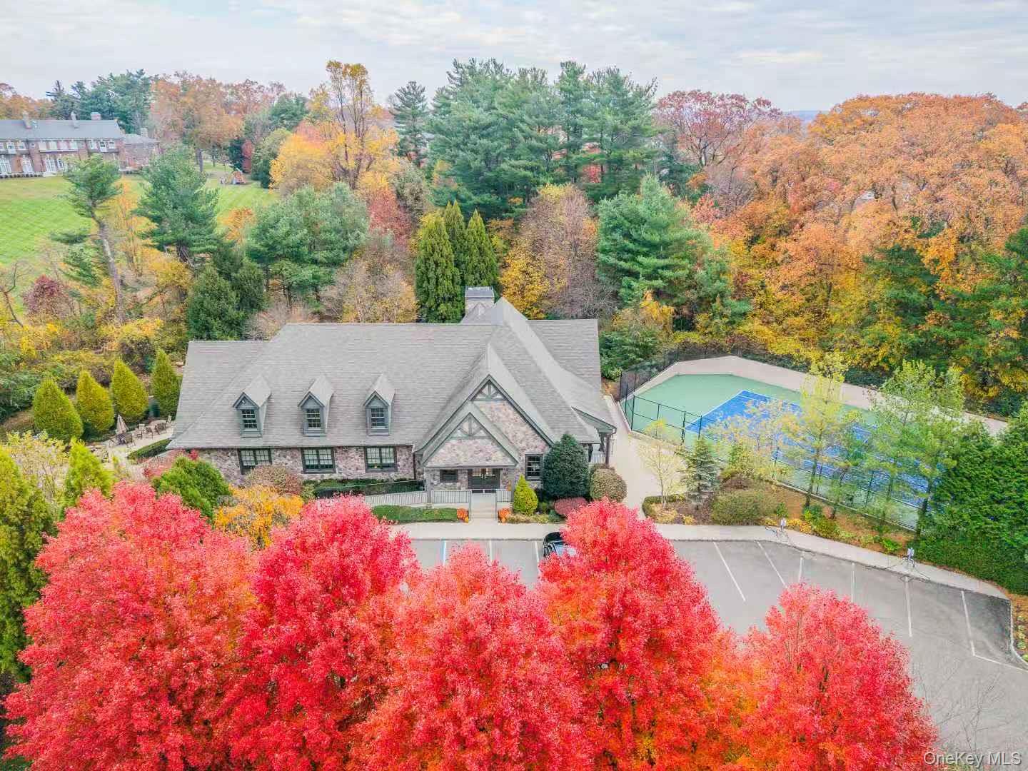 5 Westgate Road Muttontown, NY 11791 - Photo 21 of 42 an aerial view of house with yard and swimming pool