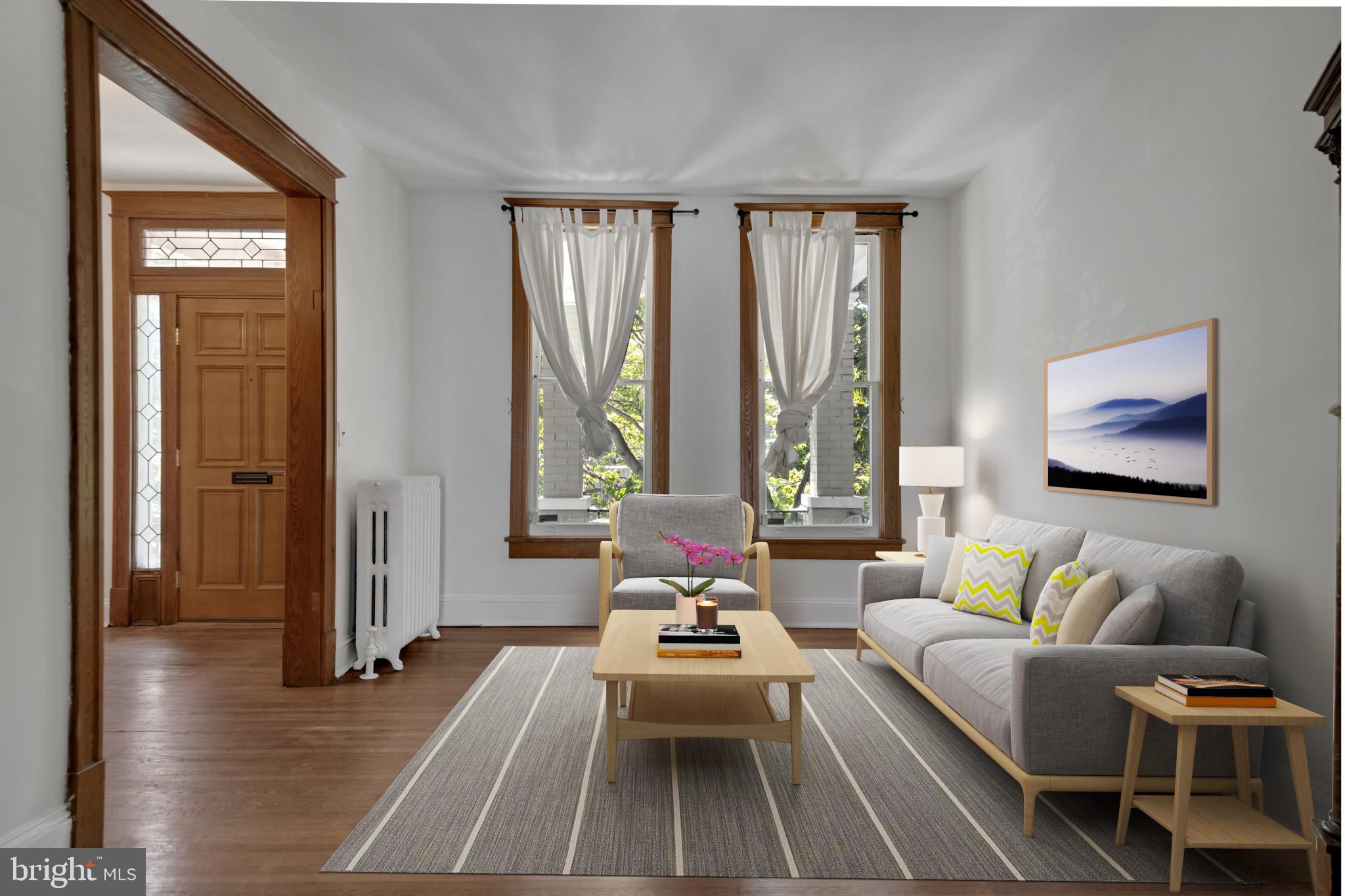 1348 G Street Southeast Washington, DC 20003 - Photo 4 of 41 Virtually staged living area