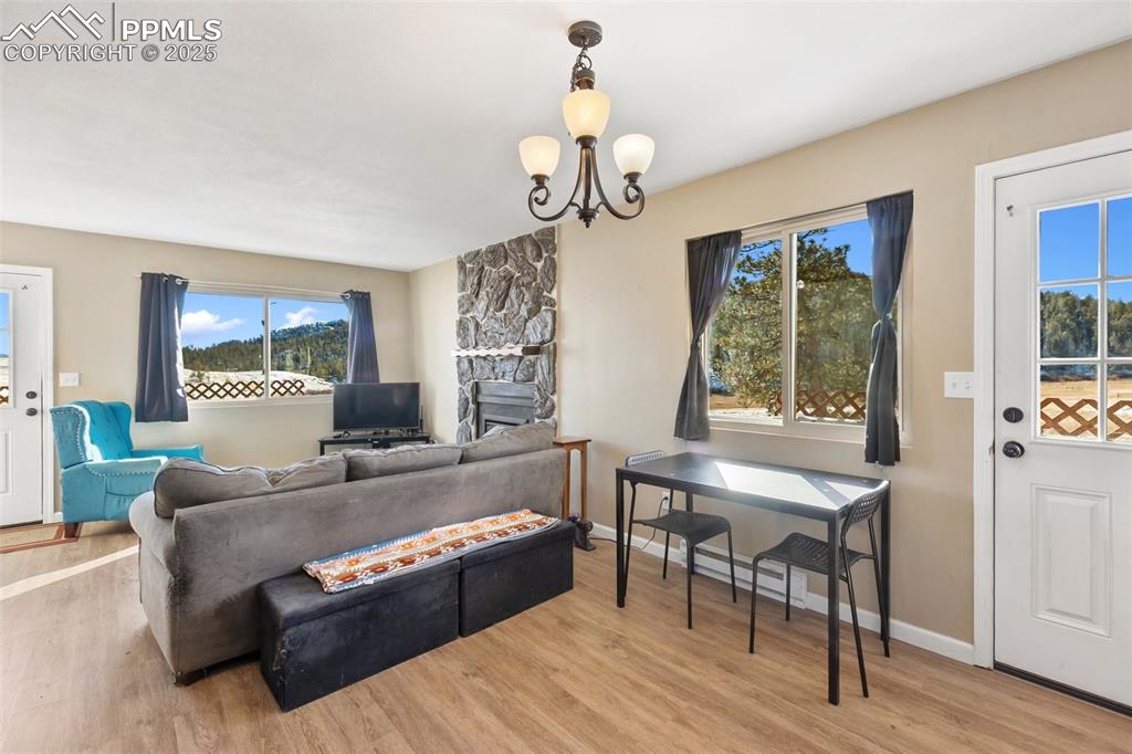 11 Valley Circle Guffey, CO 80820 - Photo 13 of 41 a living room with furniture and a large window
