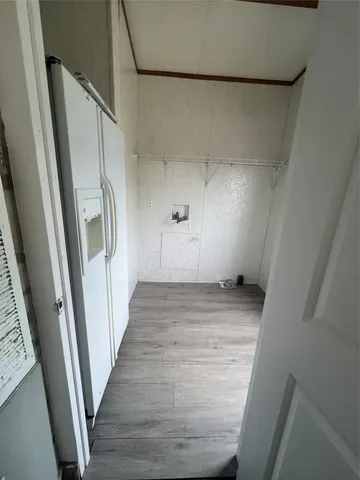 a view of a walk in closet