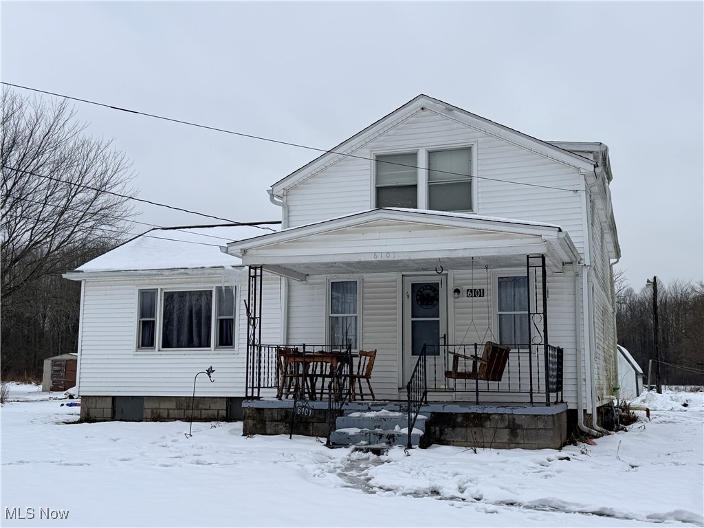 6101 Green Road Ashtabula, OH 44004 - Photo 2 of 16 View of front of property with covered porch