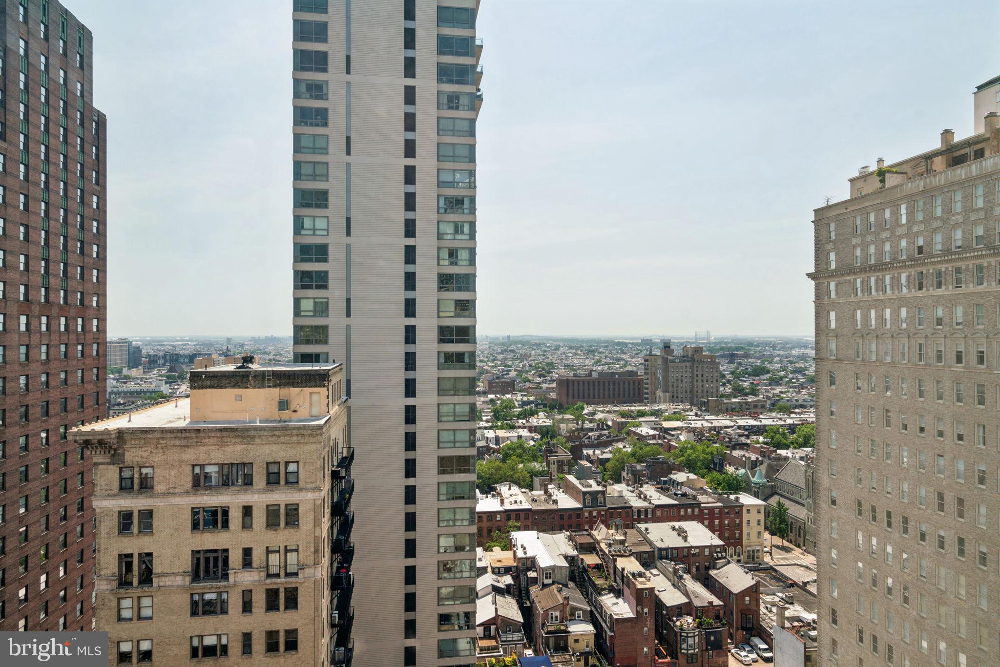 1701 Locust Street, Unit 2111 Philadelphia, PA 19103 - Photo 18 of 25 a view of a city view with tall buildings