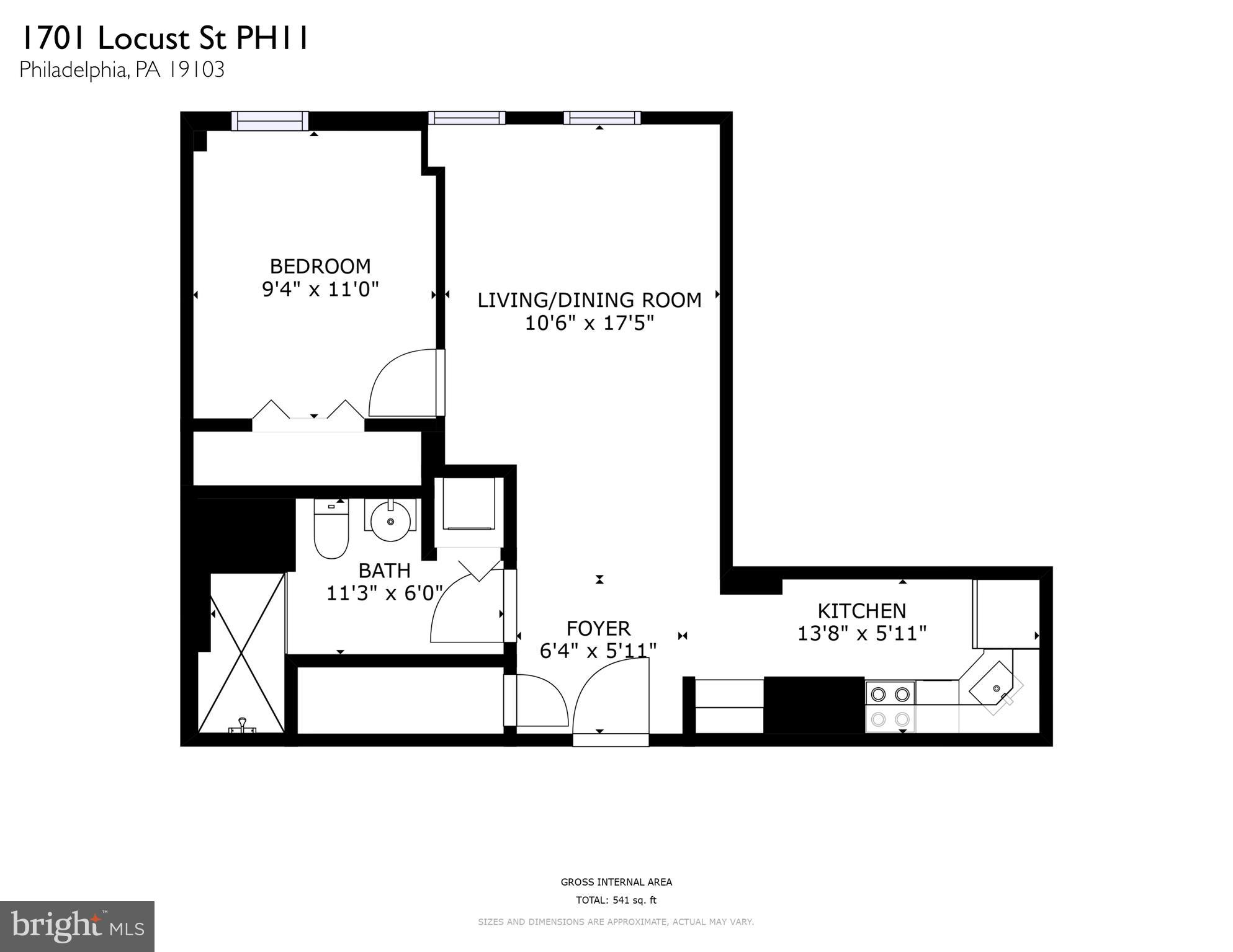 1701 Locust Street, Unit 2111 Philadelphia, PA 19103 - Photo 25 of 25